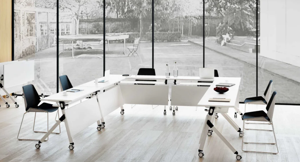 Training Room Furniture modern movable folding training desk