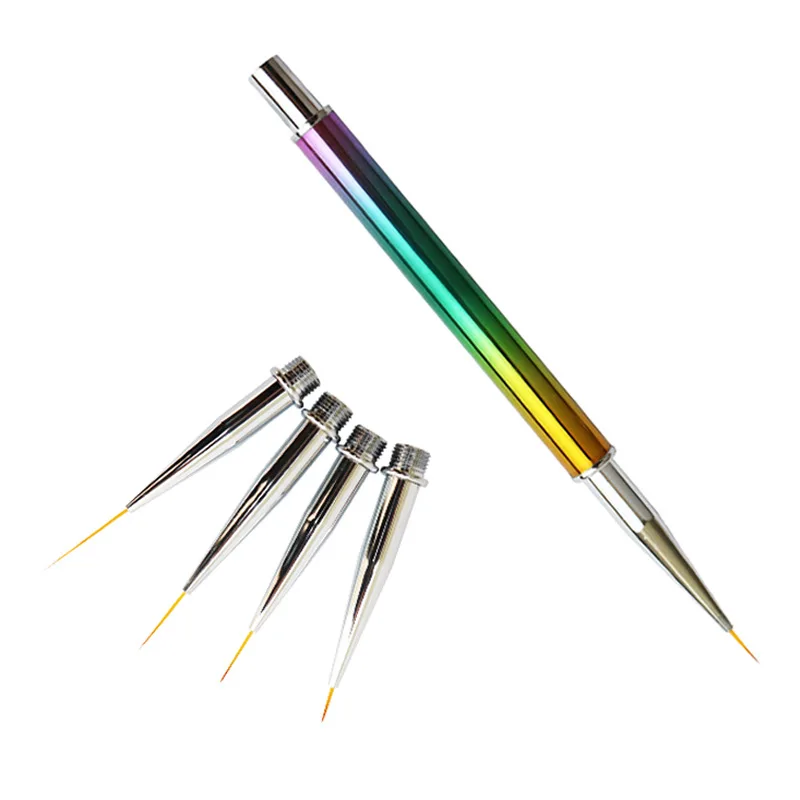 nail art  liner striper brush 5 replacement heads