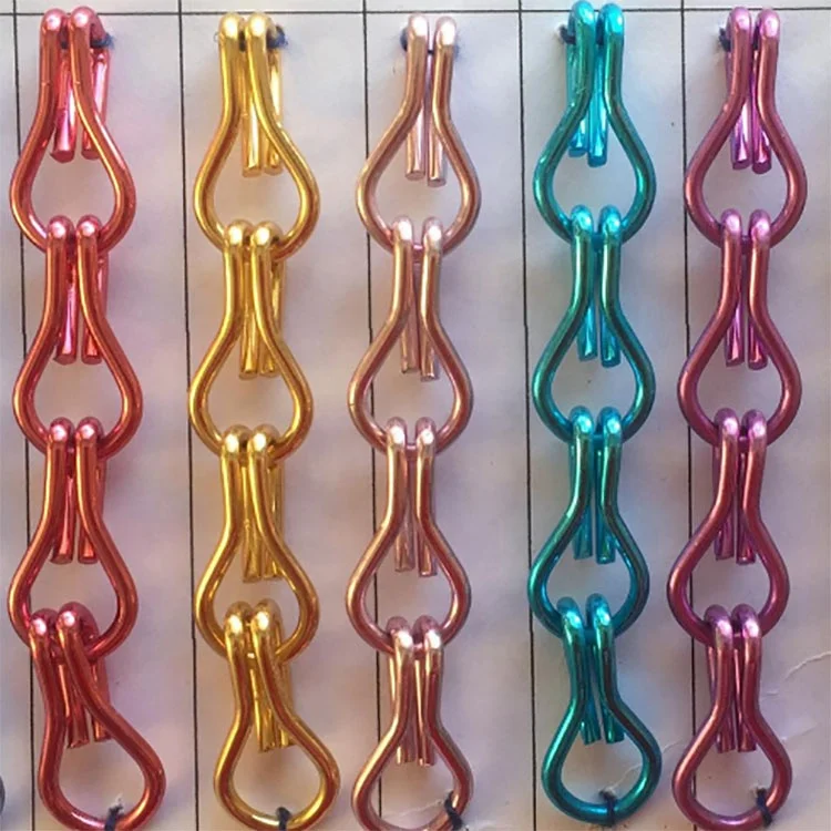 Decorative Metal Aluminum Chain Curtain fly Screen for Outdoor