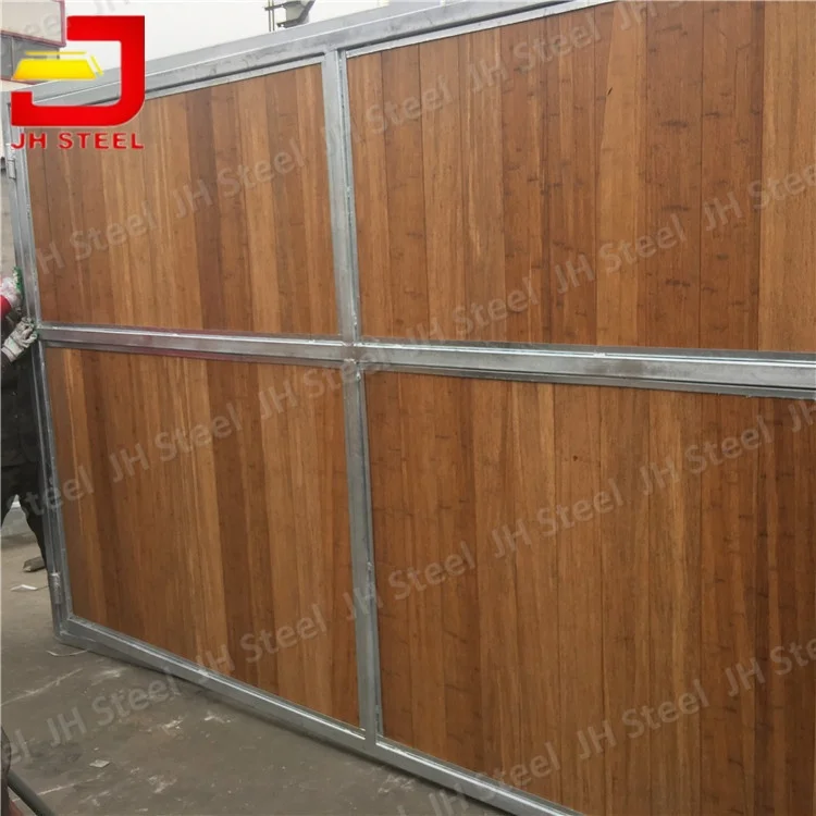 Bamboo Wooden Infill Horse Stall Stable Box Side Panel Partitions Dividers