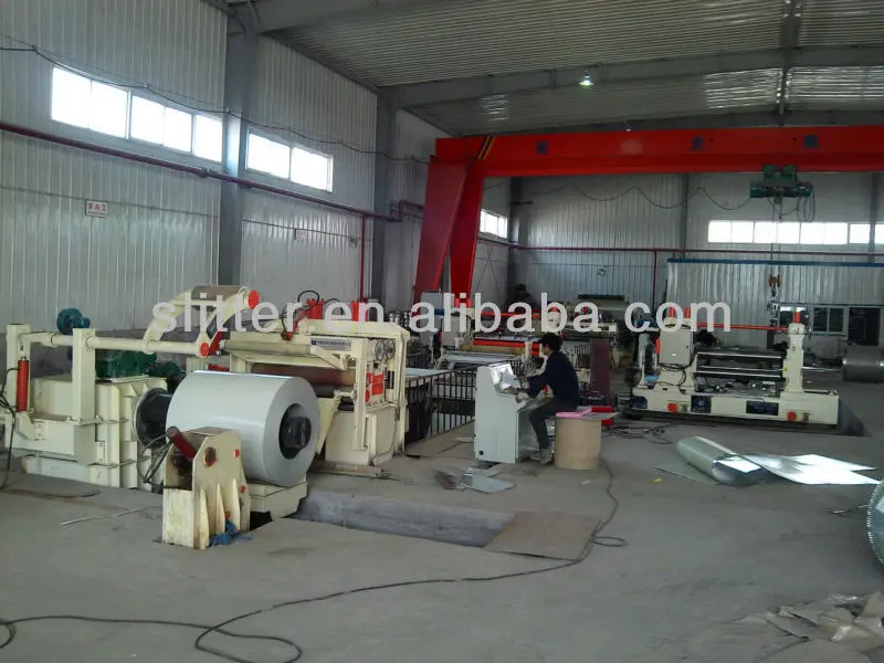 Automatic slitting and rewinding machine for 3x1600 CR coil slitting machine
