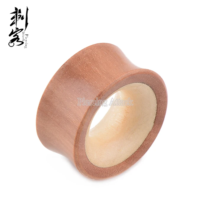 Body Piercing Jewelry Organic Saba Wood Plug Tunnel