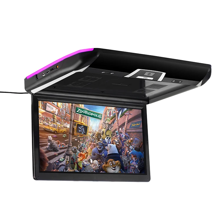 15.6 inch  Flip Down DVD Player Monitor for Bus Car Roof Mount Screen