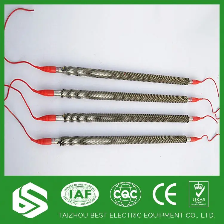 110 В, 220 В взрывозащищенные оребренных труб нагреватель для отопления резки бар, горячая печать