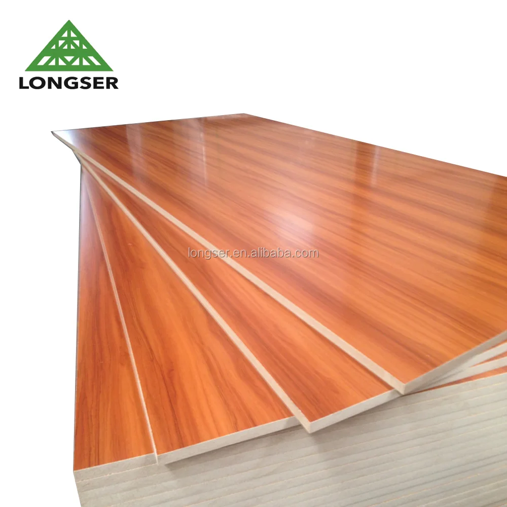 Cheap Decorative 12mm Colourful Melamine MDF Sheet