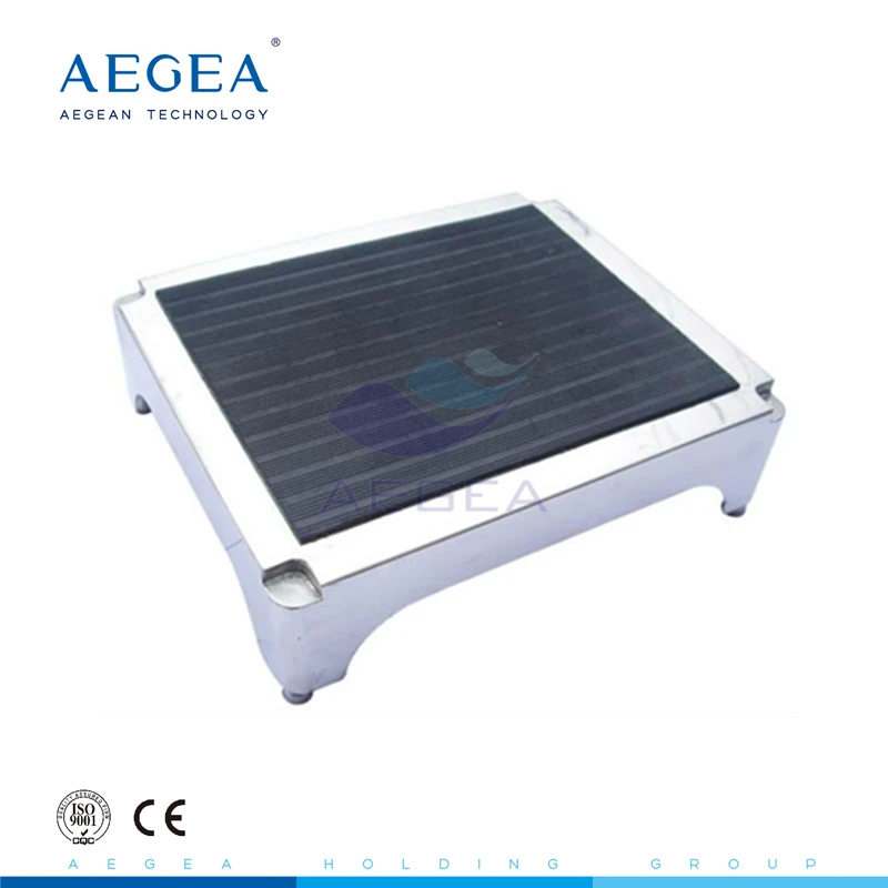 AG-FS002 304 Stainless steel anti-skidding top cover lab hospital stool