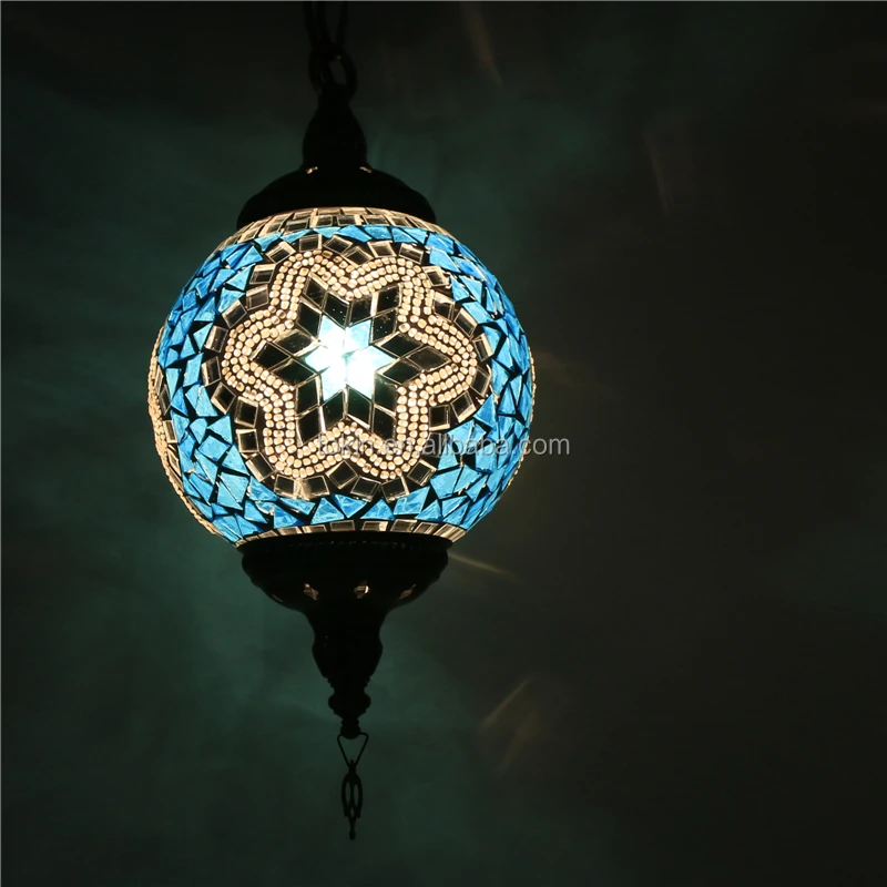 CC1L05 chandelier light handmade stylish mosaic turkish lamps