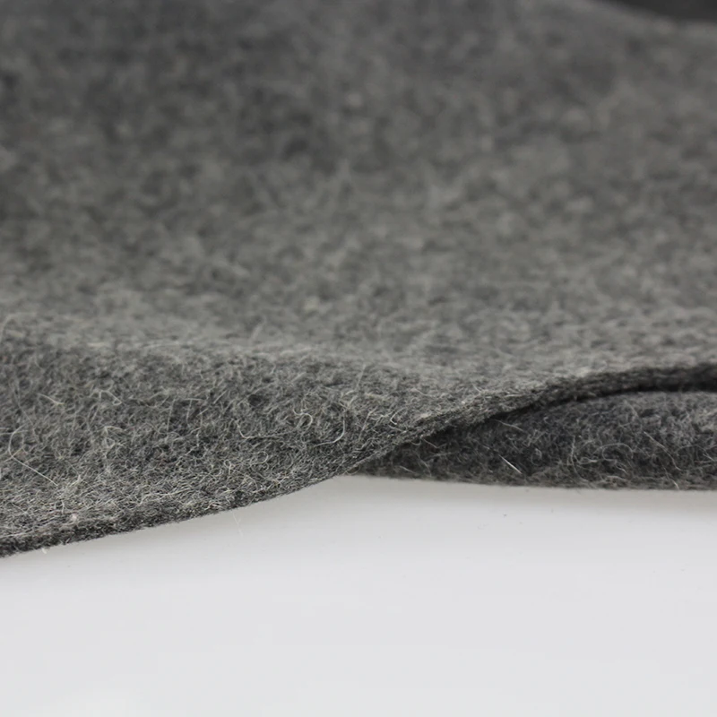 Темно-серая твердая прессованная 4 мм шерстяная войлочная ткань для промышленности