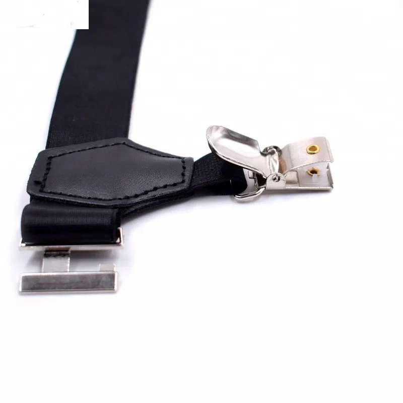 High-End Sock Holder Garters Double Sturdy Clip High Elastic Sock Suspenders