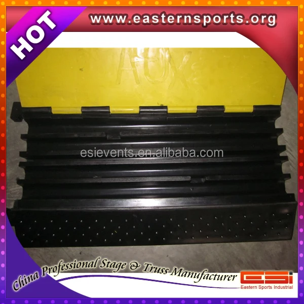 4 кабельный канал рампы Сильный грузоподъемность автомобиля резины протектора