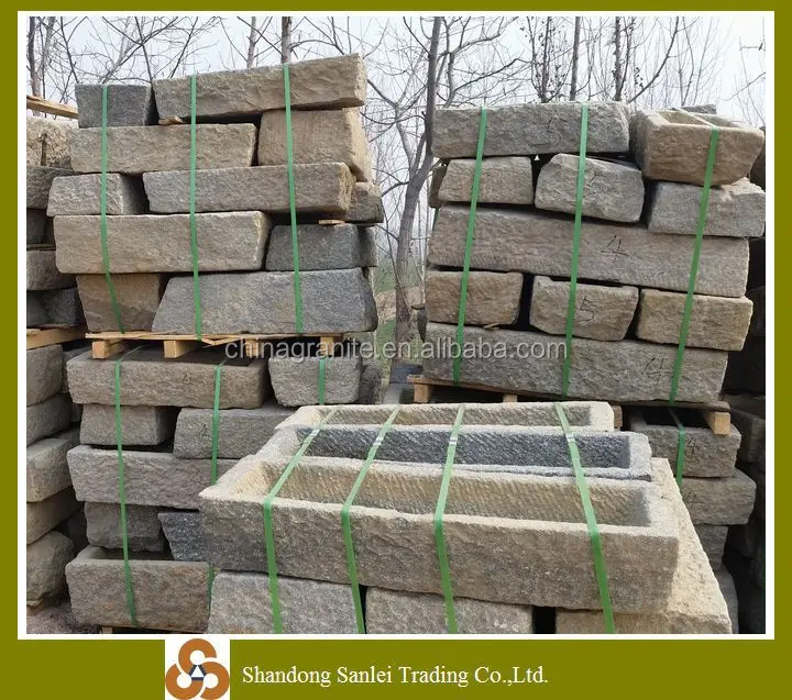 Hot Sale Modern Natural Limestone Water Troughs Used Old Stone for Outdoor Garden & Park Applications