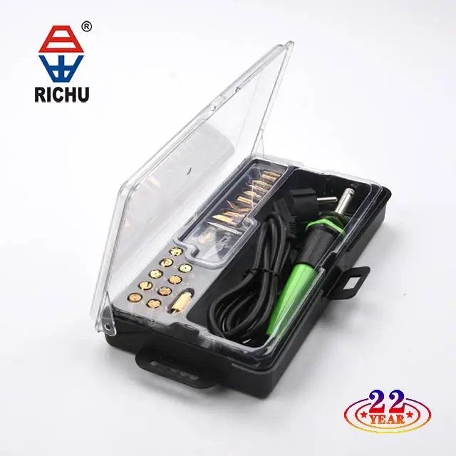 Soldering iron kit with  Plastic Box