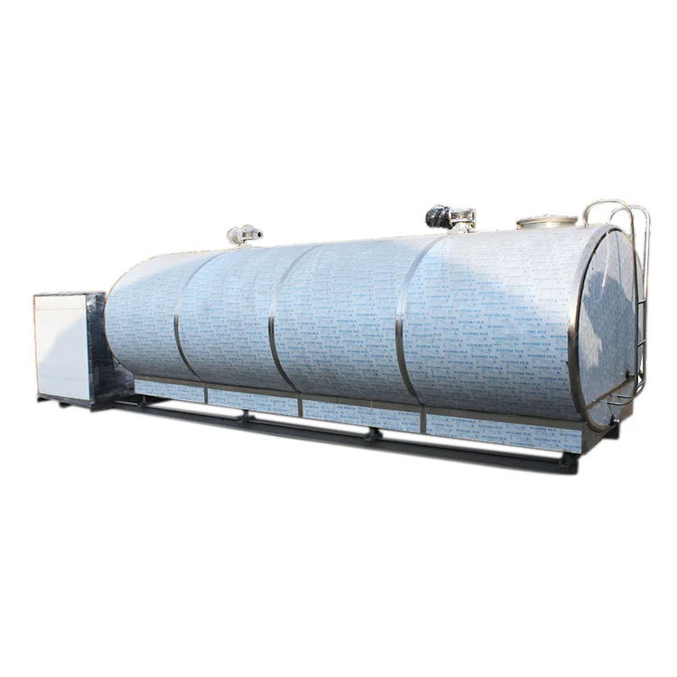 Stainless steel KLN milk chiller raw bulk milk cooling tank