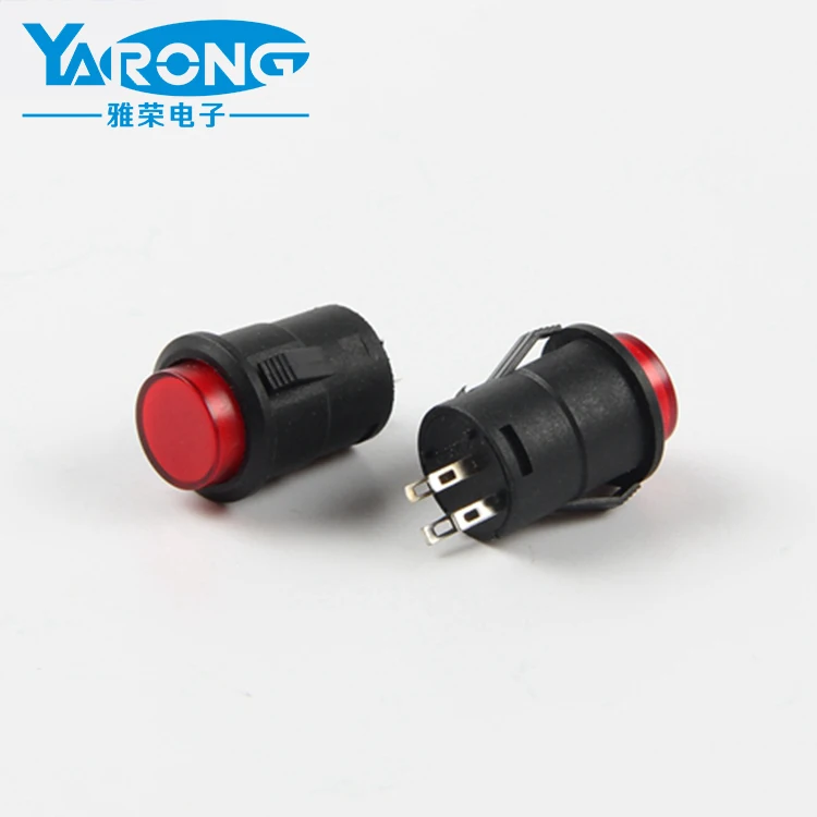 Good Quality 3A 250V momentary led push button switch