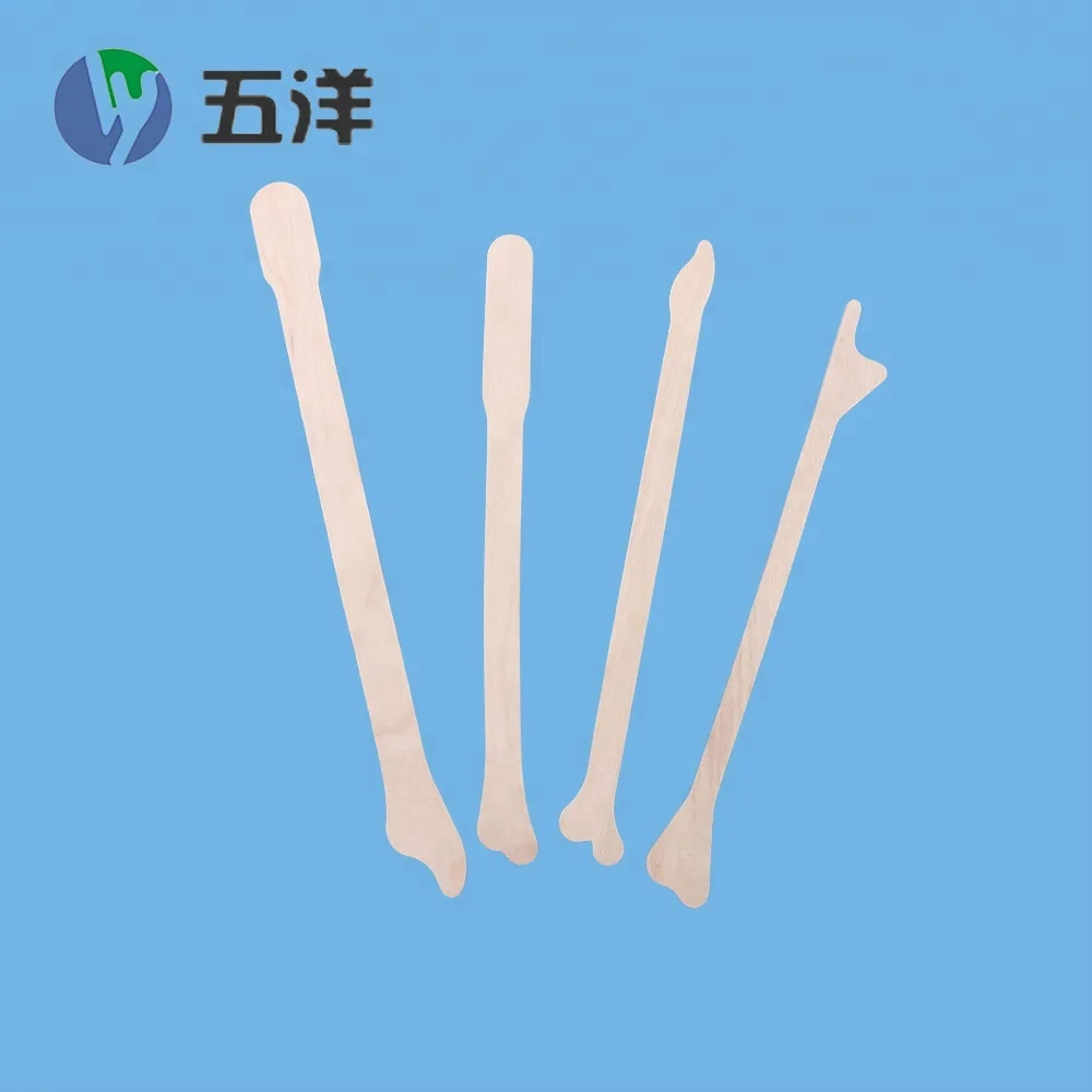 Independent packaging wooden cervical scraper with smooth surface