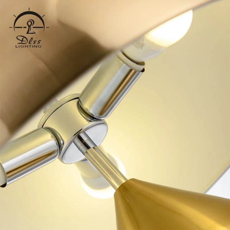 Metal Style Design Modern Gold Iron Study Table Lamp For Home Office