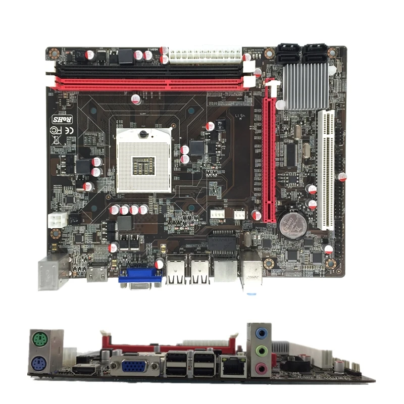 Intel HM55 +i3 +cooling fan mainboard combo pga988 for desktop motherboard