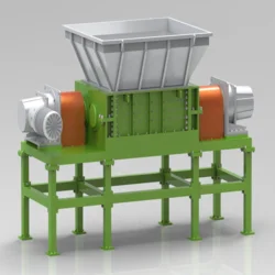 Zhengzhou scrap tyre recycling cutter crusher with certification