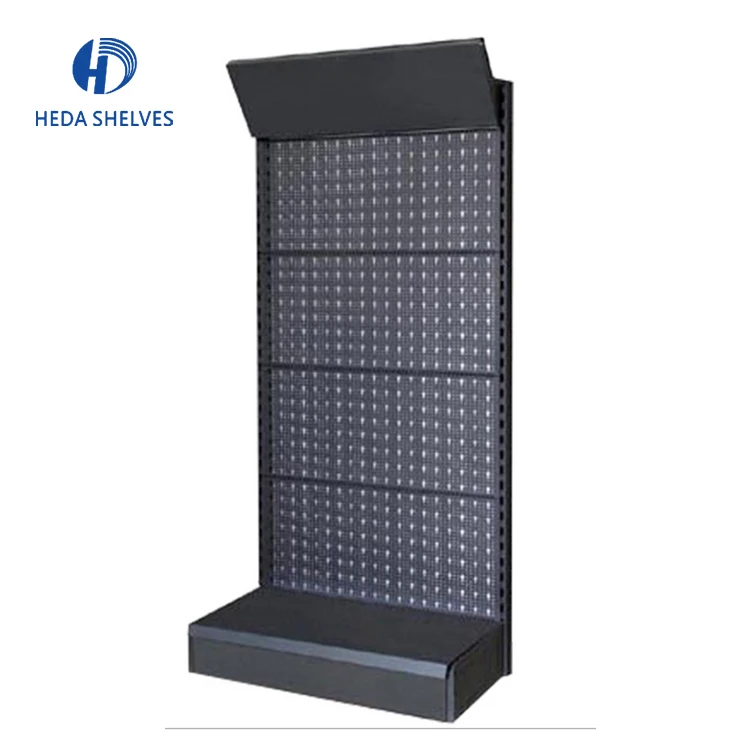 Floor Shop Fixture Peg Display Rack Accessory Hanging Auto Car Fixing Retail Tool Store Hardware Metal Pegboard Display Stand