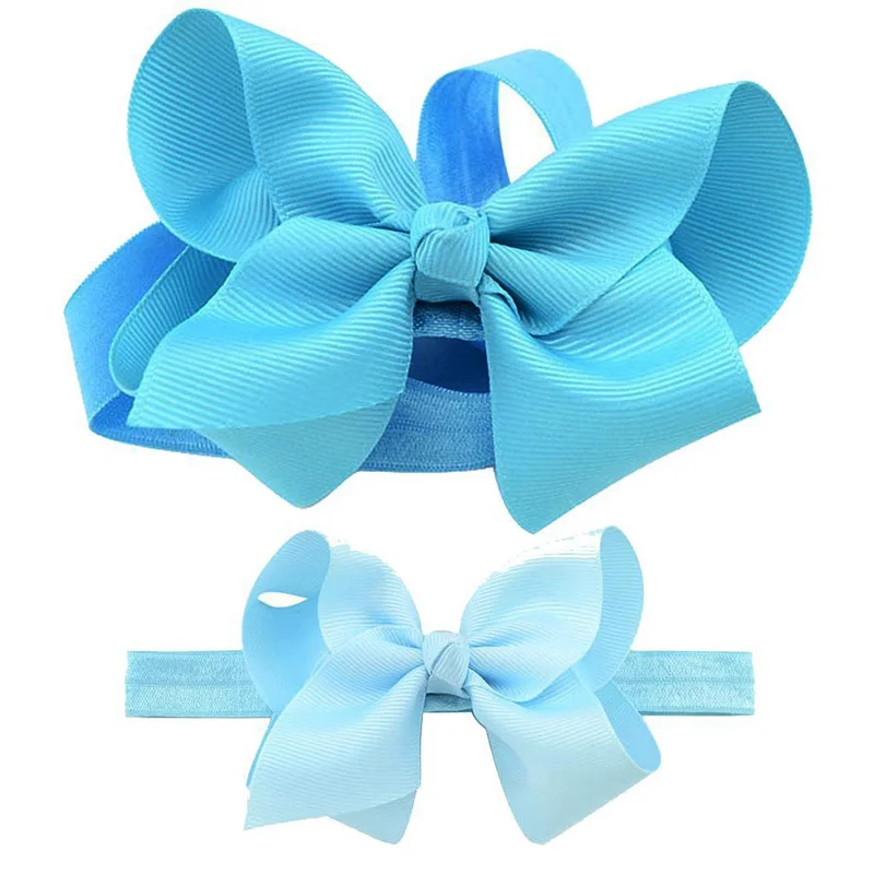 Эластичная повязка на голову с бантом из полиэстера для девочек