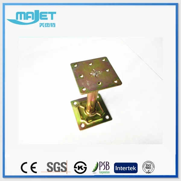 FFH 300 mm raised floor Adjustable pedestals flat head pedestal