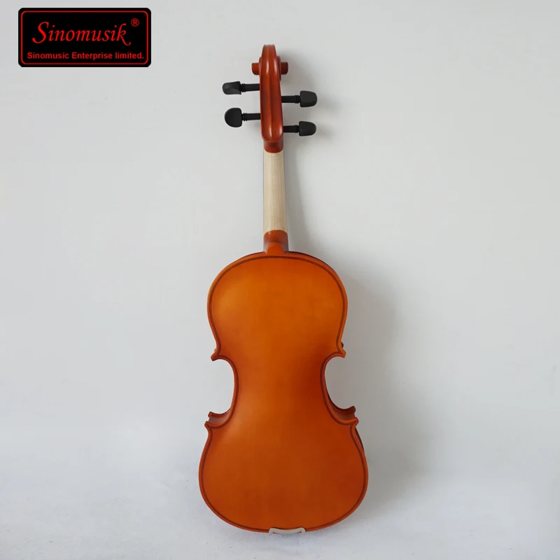 Sinomusik brand musical instrument plywood 4/4 tiny 44 violin violino for beginner