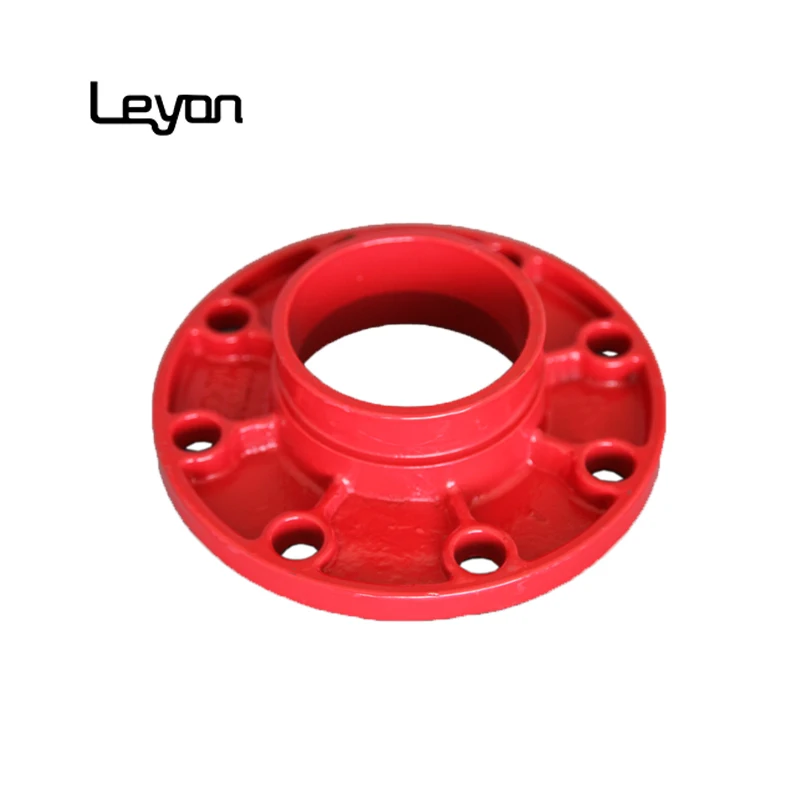 groove fire fighting pipe fittings double flange ductile cast iron split flanges Casting Iron Adaptor Flange