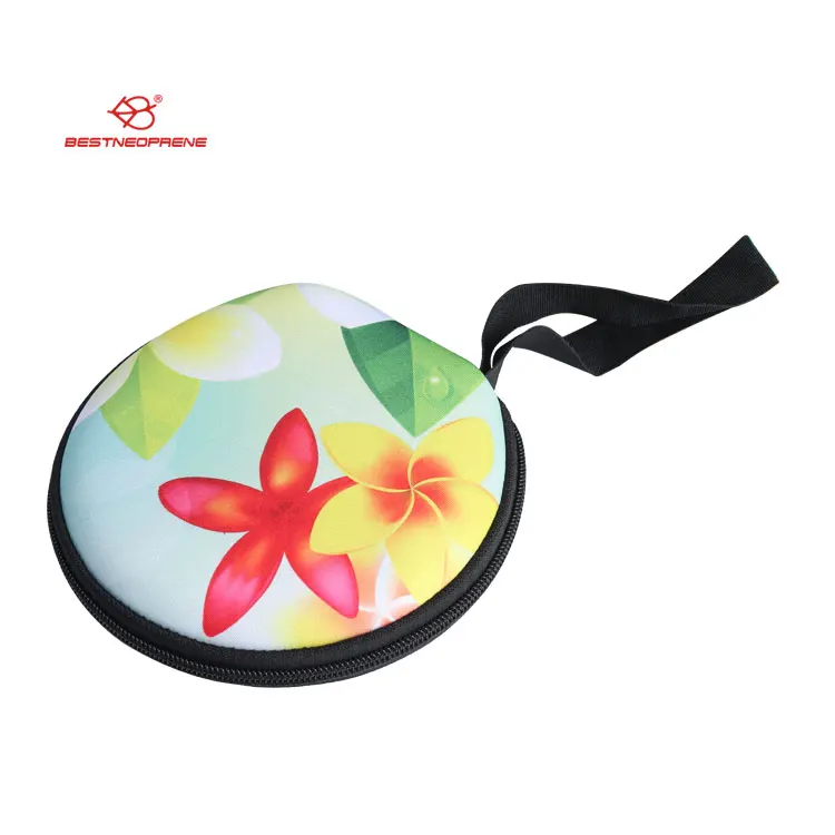 Sublimated design printed  neoprene CD sleeves,DVD sleeves