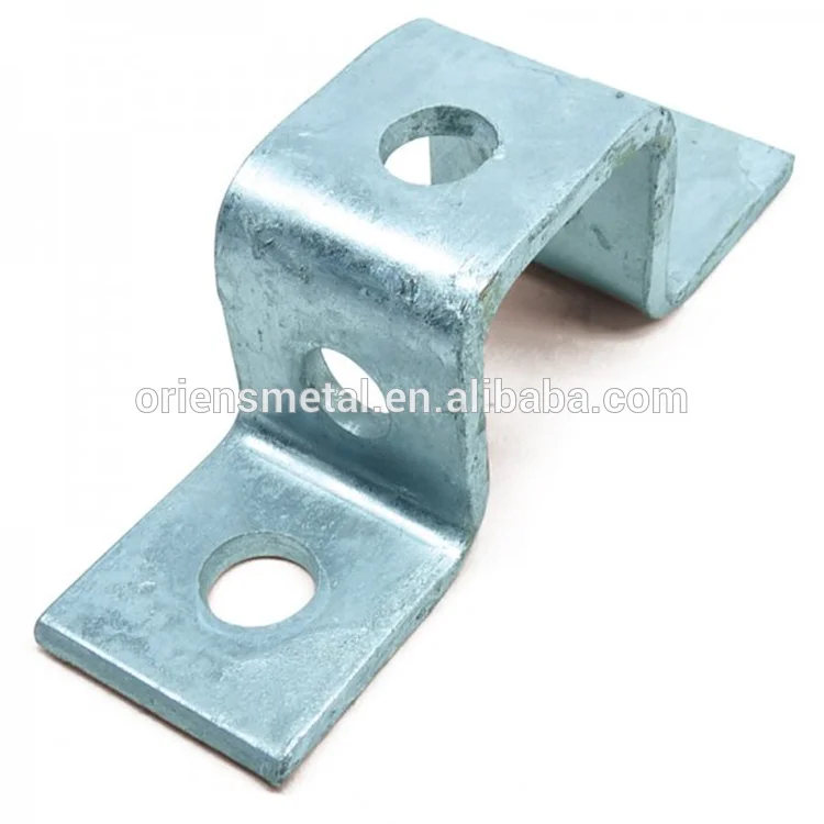 Custom stamping U shaped bracket wall mount bracket