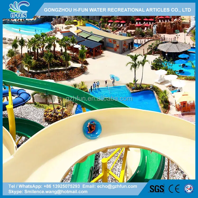 commercial waterslide inflatable  water slide with pool used fiberglass water slide for sale