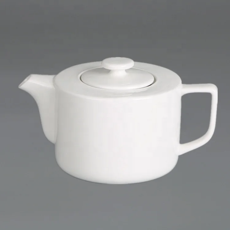 China factory wholesale flat white 8' round white porcelain  for restaurant