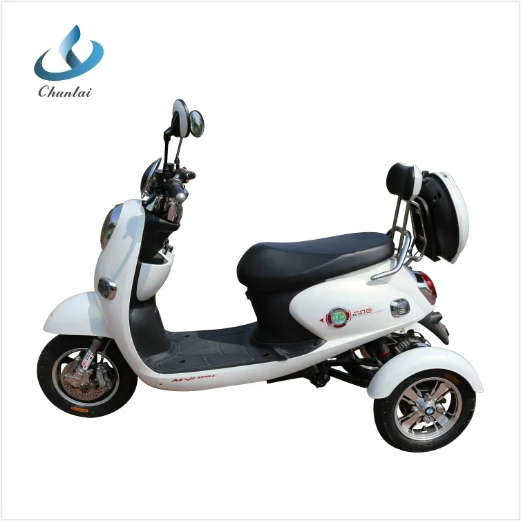Hot selling 60V 500W handicap electric tricycle 3 wheel electric mobility scooter  for adult