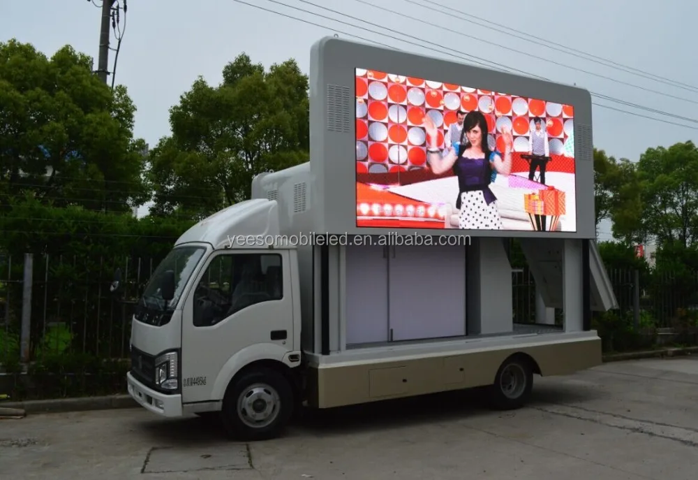 Outdoor Mobile LED Display Truck for Advertising  YES-V6