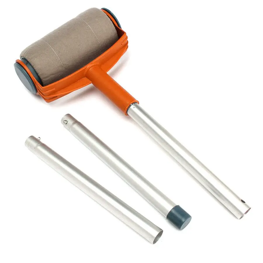 
Venustas Paint Roller Brush Kit 5/6 Pcs Paint Runner Pro Brush Flocked Edger Room Wall Printing for Home Office-Blue 