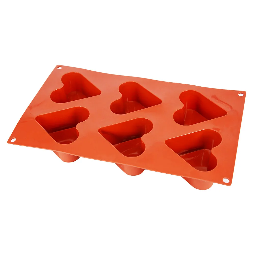 
heart silicone molds cake baking pan cake tools 