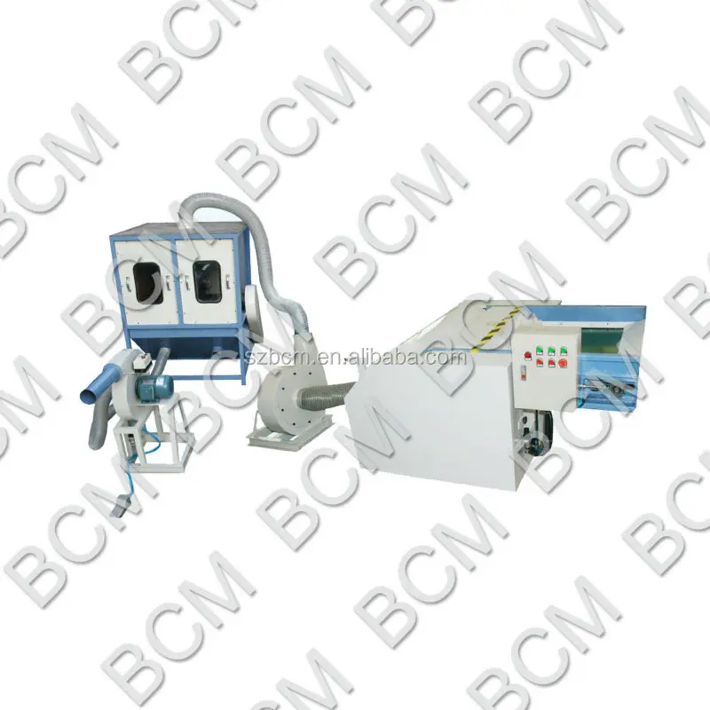 Best price of ball fiber and pillow filling line BC1002 + BC503 + BC1003-S + BC502