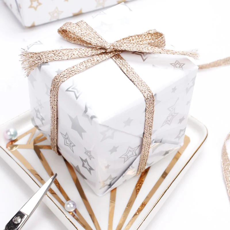 
Wholesale 8mm Korean Flash Cord Roll Multi Colors Gift Packaging Rope 