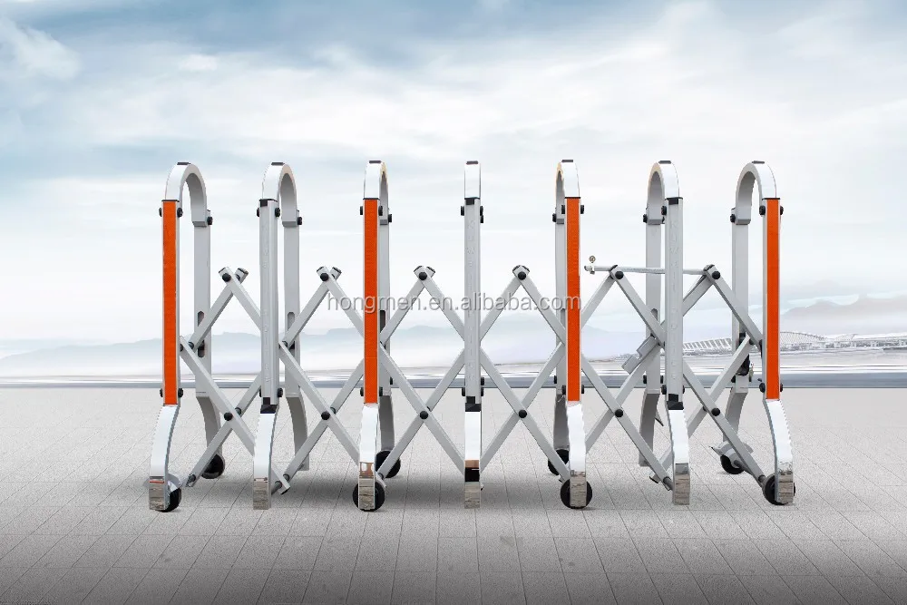 
Expandable Aluminium Manual Road Security Gates For Crowd Control 