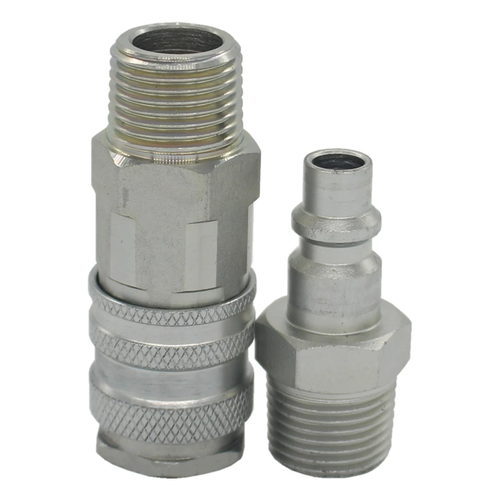 American Type Air Quick Release Coupling ARO/Parker 20 Interchangeable NPT1/4 Male Thread Plug Brass Material
