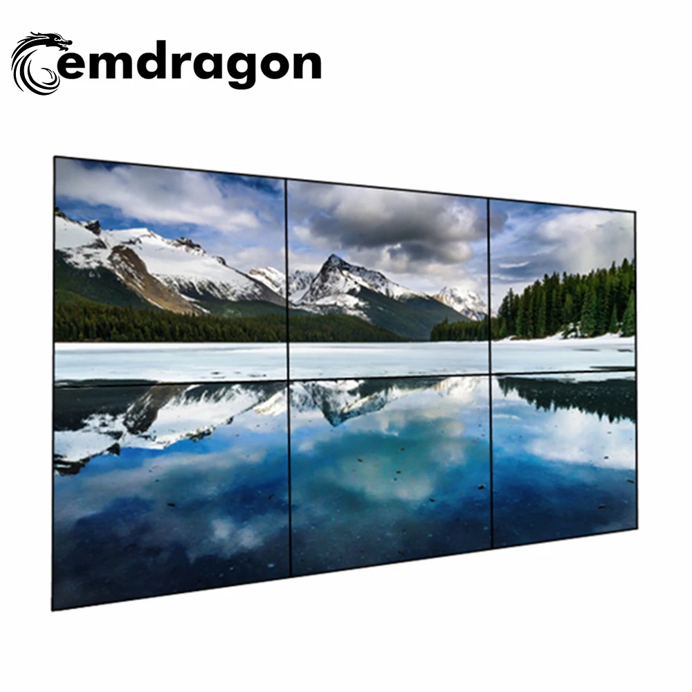 factory price!! dahua digital signage 49 inch 3.5mm LCD tablet digital signage  2 * 3 = 6 screen for big video wall HD