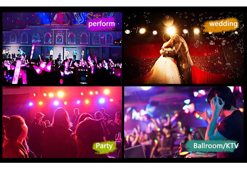 Portable 500W LED DJ Smoke Fog Machine Wire Remote Control R/G/B Party Stage Mini Smoke Machine