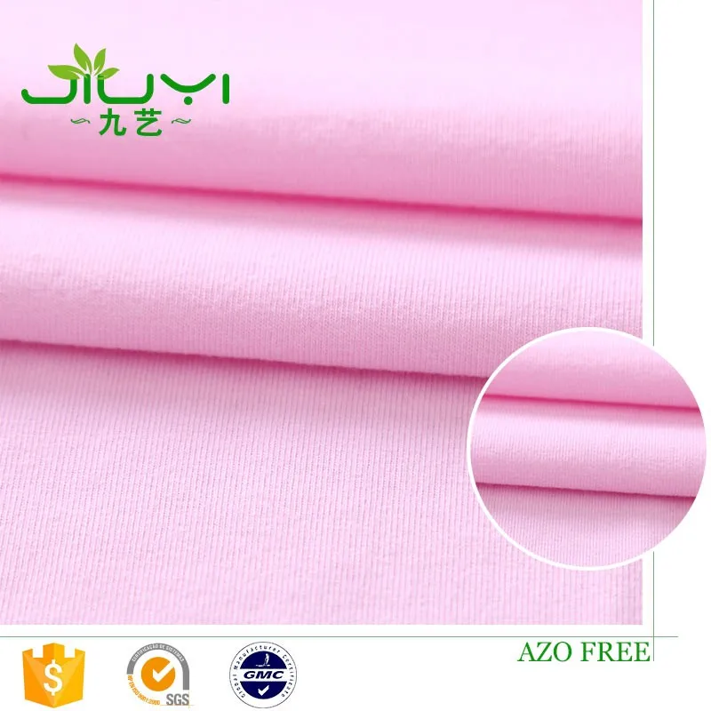 New design high quality wholesale stretch jersey bamboo fabric 95 bamboo 5 spandex fabric