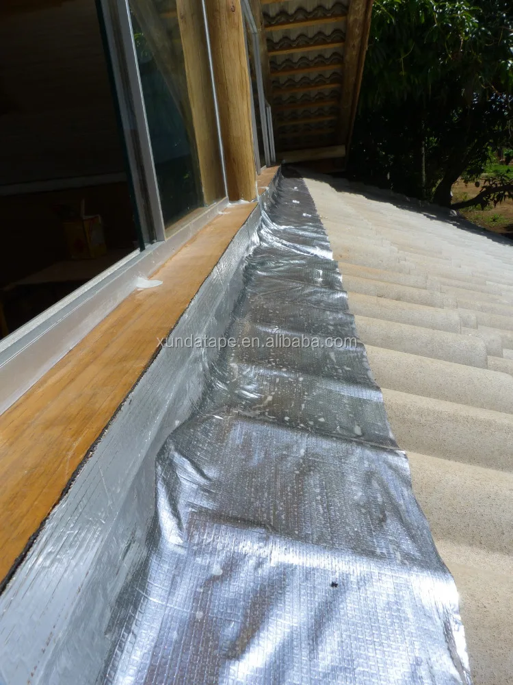Polypropylene or aluminium foil Bitumen waterproof membrane black or sliver color
