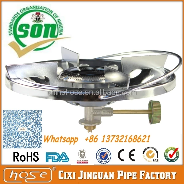 JJJ Brand Flame Safety Device Portable Propane LPG Gas Camping Stove, Butane Camping Gas Stove, Africa Multi Fuel Camping Stove