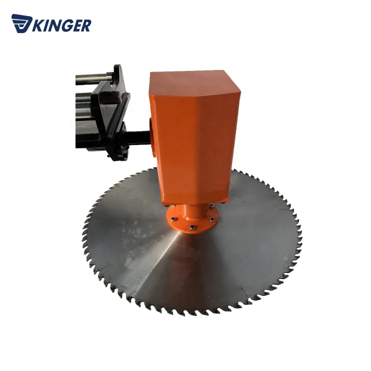 KINGER hydraulic log saw machine,log cutting band saw hydraulic