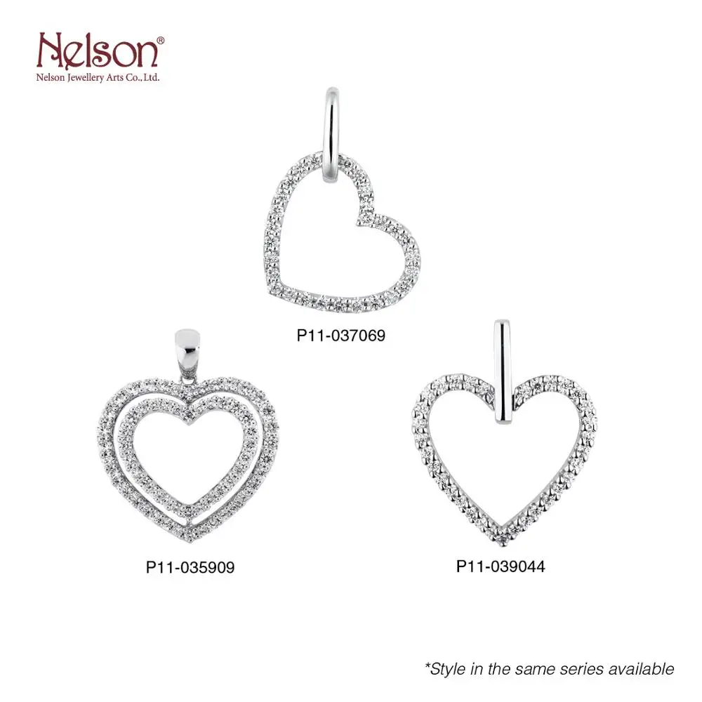 
Zero risk Wholesale price Latest Gold Plated Engagement 18K White Yellow Rose Gold Bijoux Themed Pendants Gifts For Women 