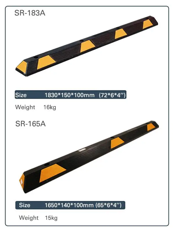 Best Price Rubber Truck Parking Wheel Stopper