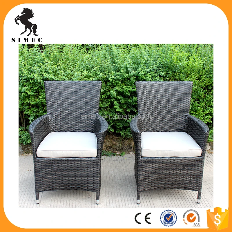 China supplier wholesale aluminum and wicker outdoor ratan chairs