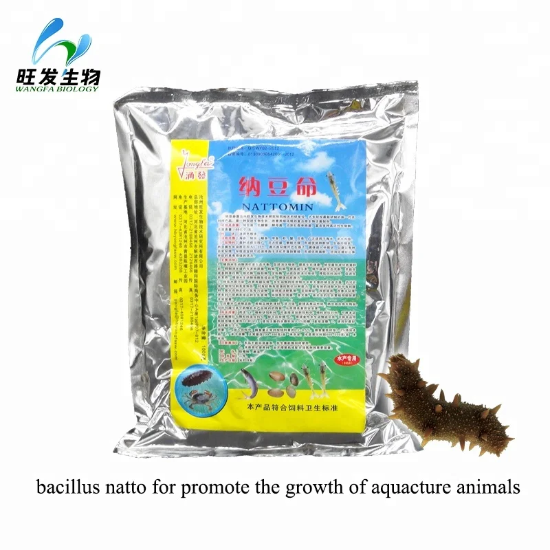 Nattomin (Probiotics to promote the growth of fresh and marine aquacture animals ) feed additive
