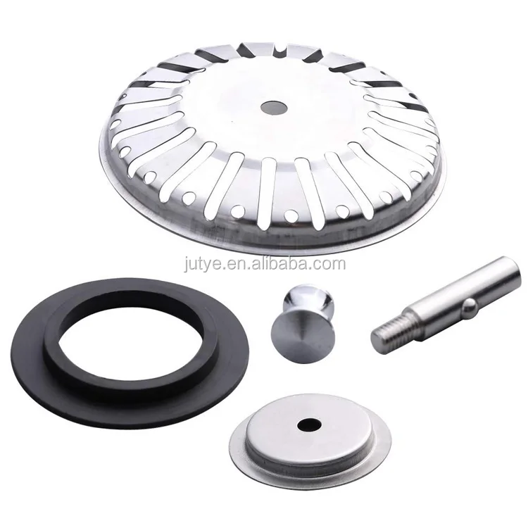 Ningbo Jutye Europe Sink Stopper  H52 sink plug Stainless steel kitchen  84mm sink basket plug